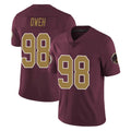 Qdoa W.Commanders #98 Odafe Oweh Player Burgundy Alternate Vapor Untouchable Home Game Stitched Jerseys