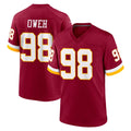 Qdoa W.Commanders #98 Odafe Oweh Player Burgundy Game Home Stitched Jerseys