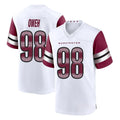 Qdoa W.Commanders #98 Odafe Oweh Player White Game Home Stitched Jerseys