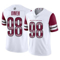 Qdoa W.Commanders #98 Odafe Oweh Player White Limited Vapor Home Game Stitched Jerseys