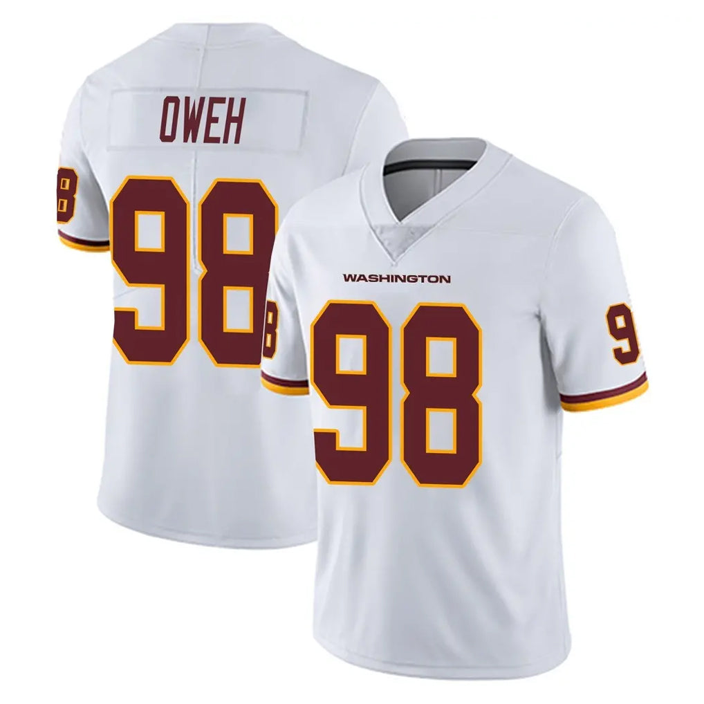 Qdoa W.Commanders #98 Odafe Oweh Player White Limited Vapor Untouchable Home Game Stitched Jerseys