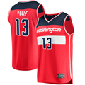Qdoa W.Wizards #13 Jordan Poole Red Fast Break Player Jerseys - Icon Edition