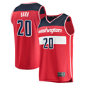 Qdoa W.Wizards #20 Alexandre Sarr Red Fast Break Replica Player Jerseys - Icon Edition
