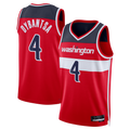Qdoa W.Wizards #4 AJ Dybantsa Red 2026 Draft Swingman Jerseys - Icon Edition
