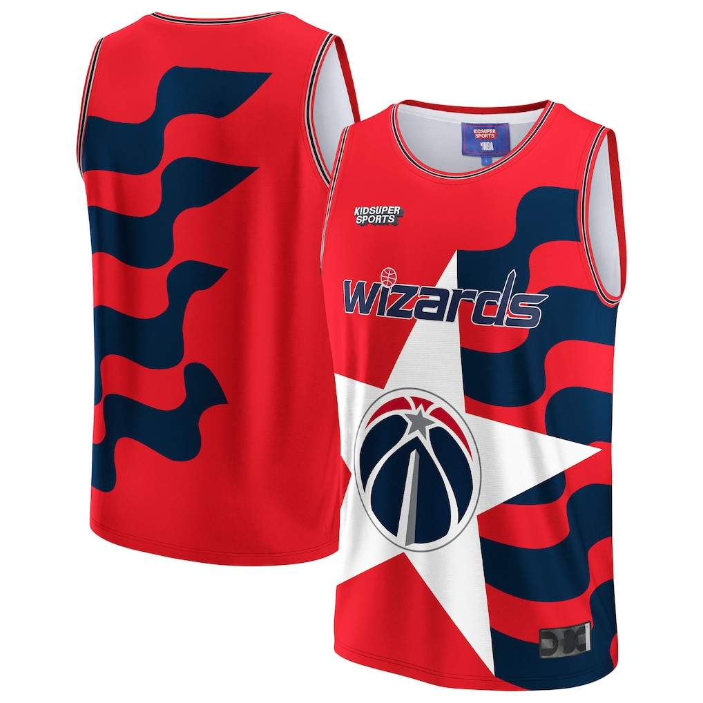 Qdoa W.Wizards & KidSuper Studios by Red Hometown Jerseys