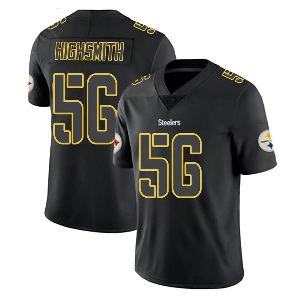 P.Steelers #56 Alex Highsmith Player Black Impact Limited Home Game Qdoa Stitched Jerseys