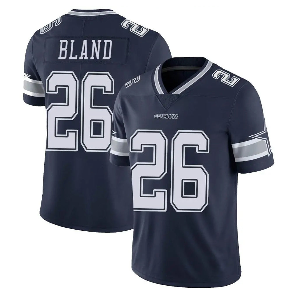 D.Cowboys #26 DaRon Bland Player Navy Vapor Untouchable Limited Home Game Qdoa Stitched Jerseys