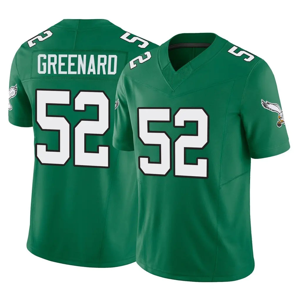 P.Eagles #52 Jonathan Greenard Player Green Kelly Alternate Vapor F.U.S.E. Home Game Qdoa Stitched Jerseys