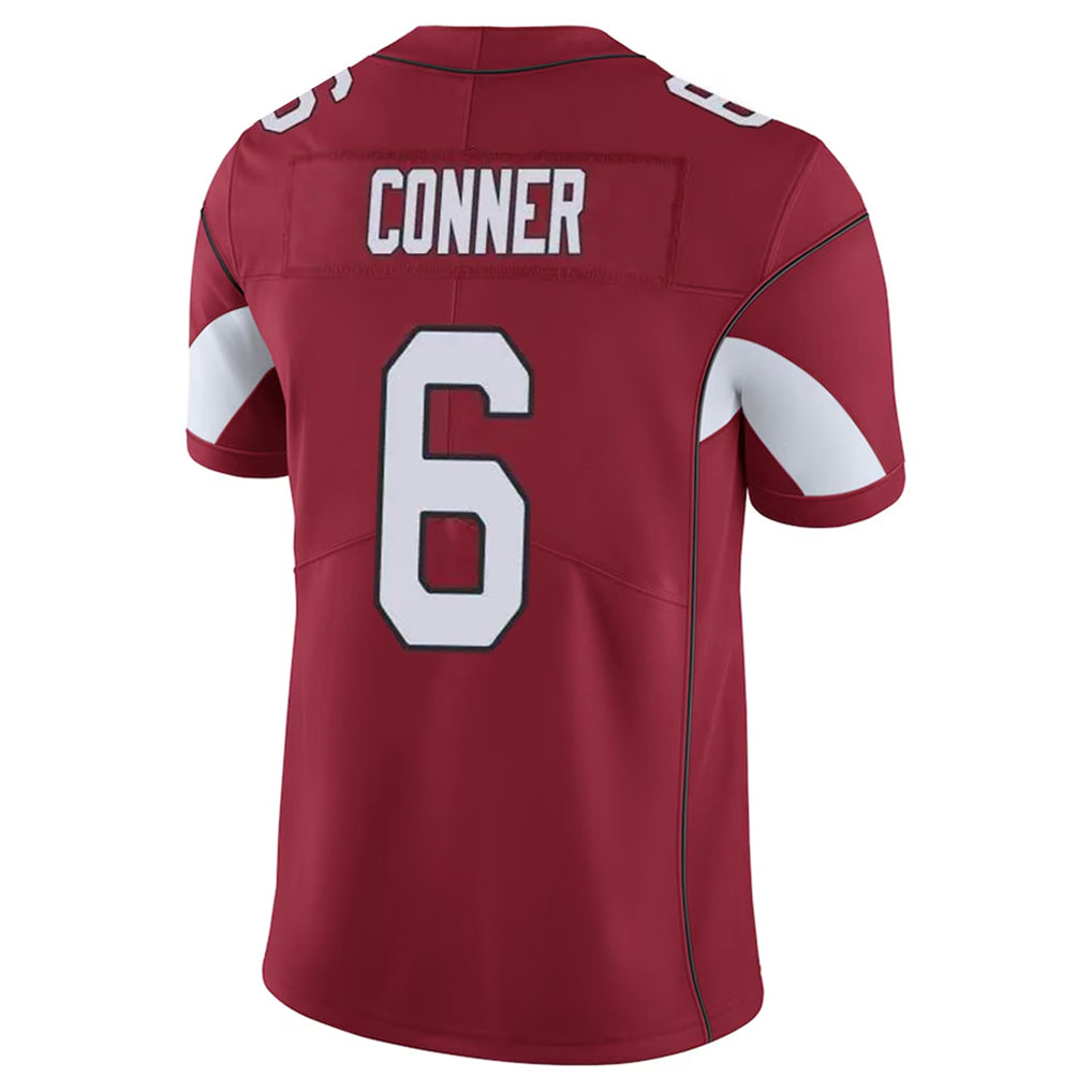 A.Cardinals #6 James Conner Player Cardinal Vapor Limited Home Game  Qdoa Stitched Jerseys