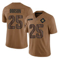 M.Dolphins #25 Tyrel Dodson Player Brown Salute To Service Limited Qdoa Stitched Jerseys