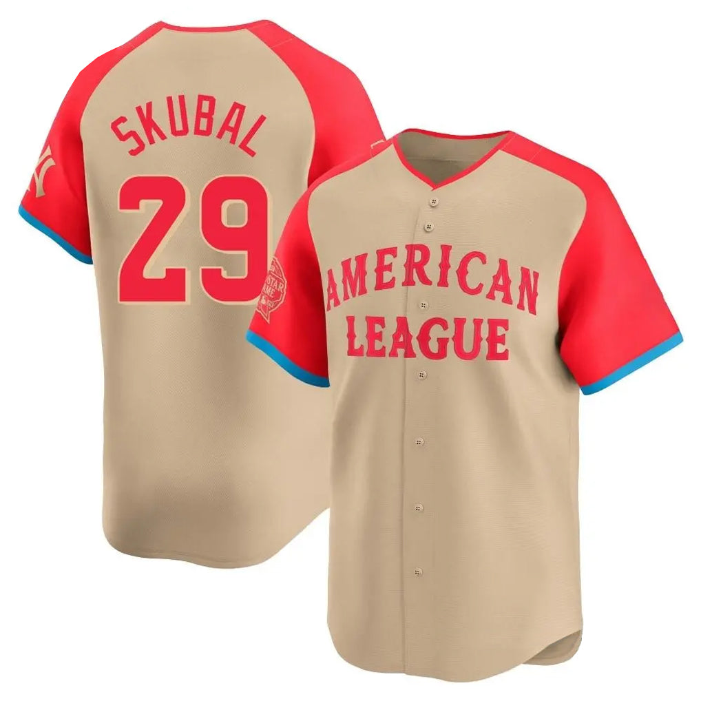 D.Tigers #29 Tarik Skubal Player Cream Limited American League All-Star Game Qdoa Stitched Jerseys