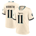 J.Jaguars #11 Parker Washington Player Natural 2026 Rivalries Collection Game Qdoa Stitched Jerseys