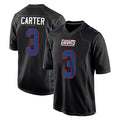 NY.Giants #3 Abdul Carter Player Carbon Fashion Limited Home Game Qdoa Stitched Jerseys