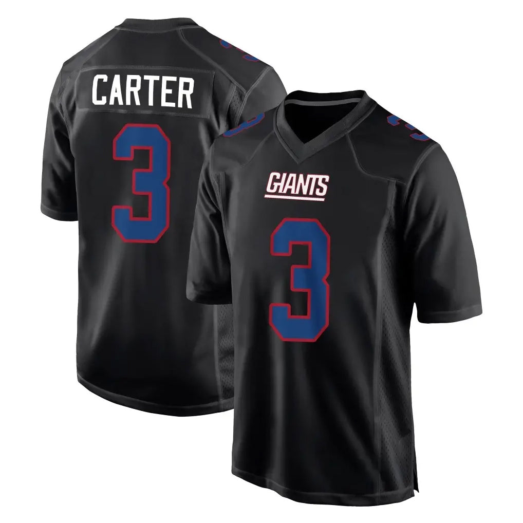 NY.Giants #3 Abdul Carter Player Carbon Fashion Limited Home Game Qdoa Stitched Jerseys