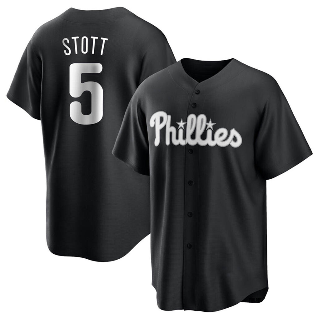P.Phillies #5 Bryson Stott Player Black Alt Fashion Home Game Qdoa Stitched Jerseys