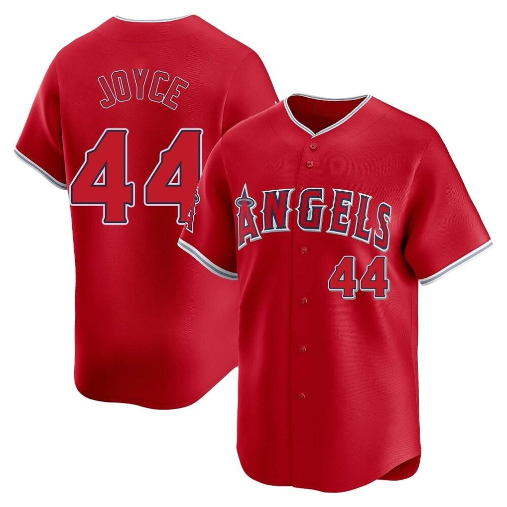 LA.Angels #44 Ben Joyce Player Red Home Limited Qdoa Stitched Jerseys