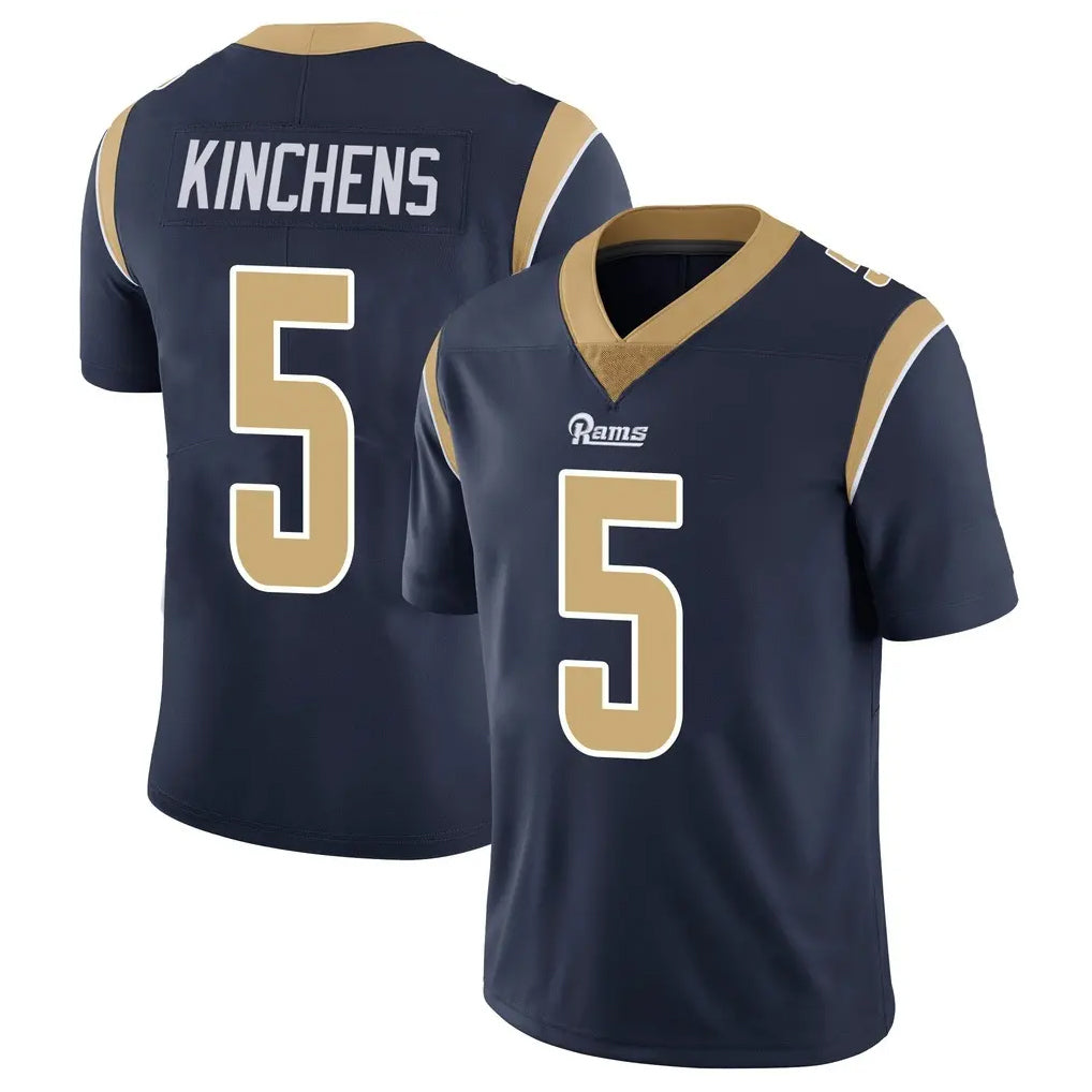 LA.Rams #5 Kamren Kinchens Player Navy Limited Vapor Untouchable Home Game Qdoa Stitched Jerseys