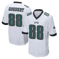 P.Eagles #88 Dallas Goedert Player White Home Game Qdoa Stitched Jerseys