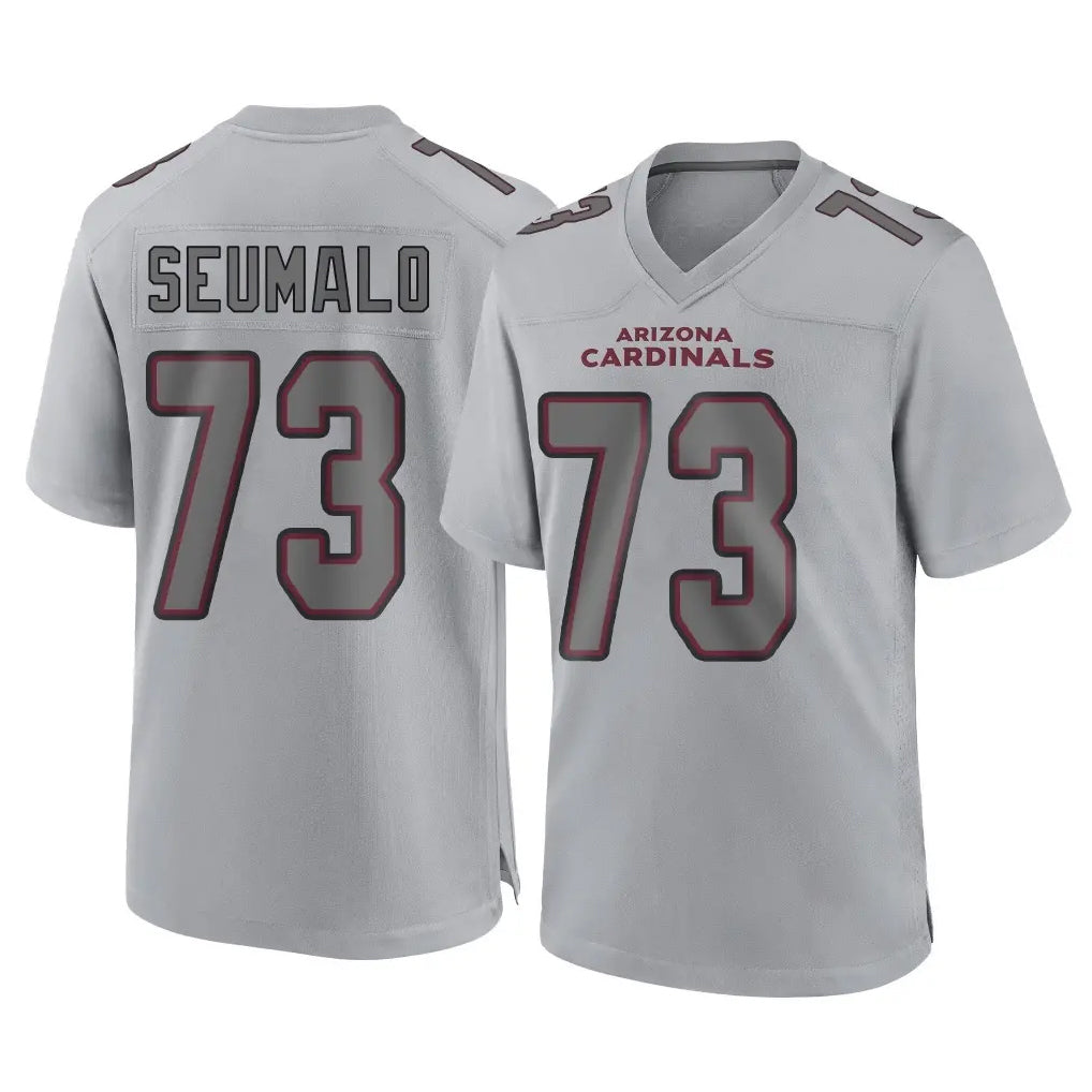 A.Cardinals #73 Isaac Seumalo Player Gray Atmosphere Fashion Home Game Qdoa Stitched Jerseys