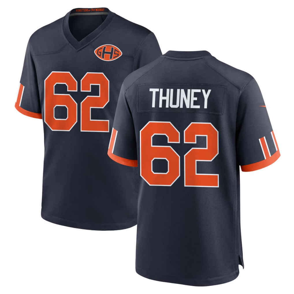 C.Bears #62 Joe Thuney Player Navy 2026 Rivalries Collection Home Game Qdoa Stitched Jerseys