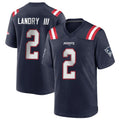 NE.Patriots #2 Harold Landry III Player Navy Home Game Qdoa Stitched Jerseys