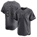 NY.Mets #34 Kodai Senga Player Gray City Connect Limited Qdoa Stitched Jerseys