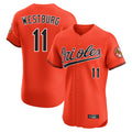 B.Orioles #11 Jordan Westburg Player Orange Limited Elite Home Game Qdoa Stitched Jerseys