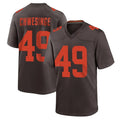 C.Browns #49 Carson Schwesinger Player Brown Alternate Home Game Qdoa Stitched Jerseys