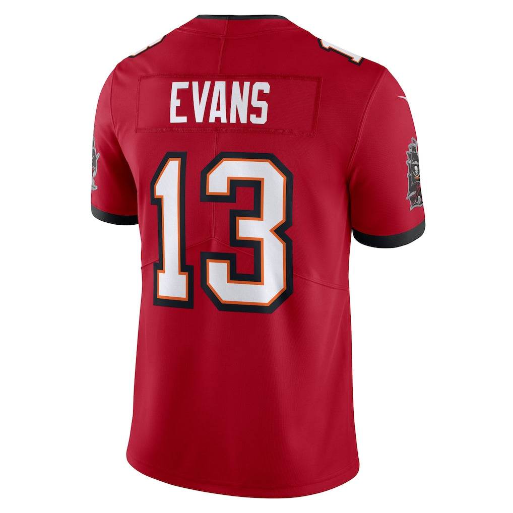 Qdoa TB.Buccaneers #13 Mike Evans Red Vapor Untouchable Limited Jersey