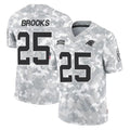 C.Panthers #25 Jonathon Brooks Player Arctic Camo Salute to Service Limited Game Qdoa Stitched Jerseys