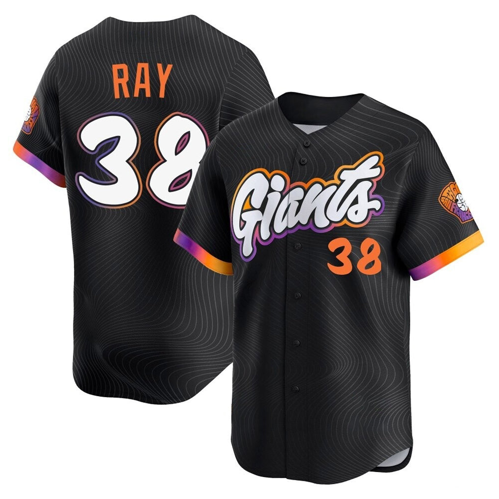 SF.Giants #38 Robbie Ray Player Black 2025 City Connect Home Limited Qdoa Stitched Jerseys