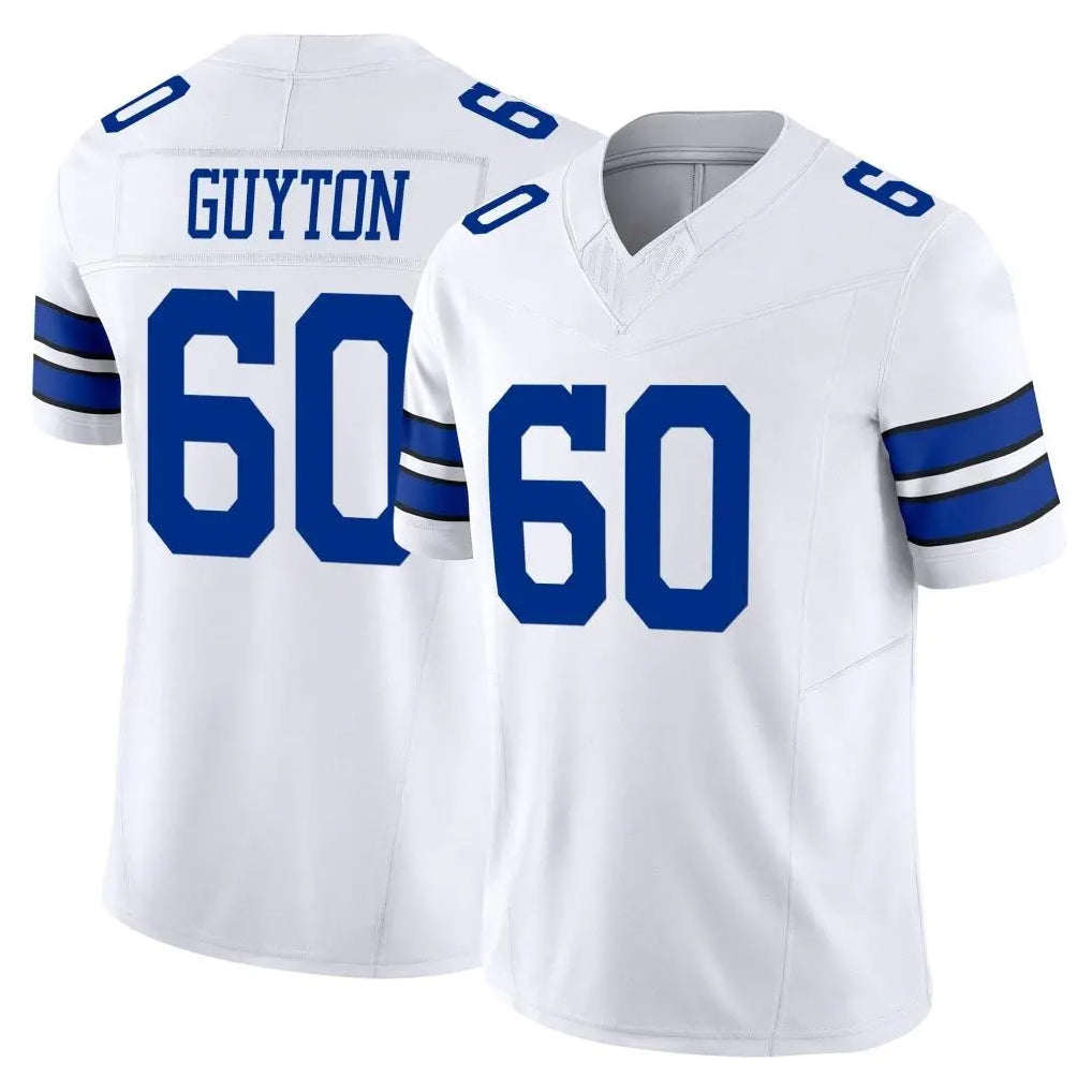 D.Cowboys #60 Tyler Guyton Player White Limited Vapor F.U.S.E. Home Game Qdoa Stitched Jerseys
