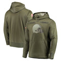 C.Browns ## Browns Blank Player Olive Salute to Service Pullover Hoodies Home Game Qdoa Stitched Jerseys