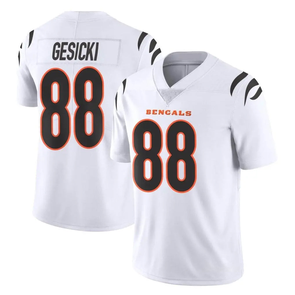 C.Bengals #88 Mike Gesicki Player White Vapor Untouchable Limited Home Game Qdoa Stitched Jerseys