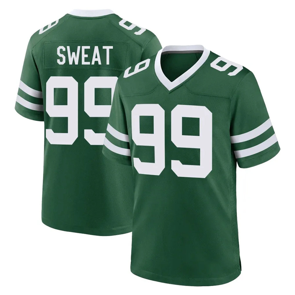 NY.Jets #99 T'Vondre Sweat Player Green Legacy Home Game Qdoa Stitched Jerseys