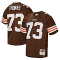 C.Browns #73 Joe Thomas Player Brown Mitchell & Ness 1963 Throwback Qdoa Stitched Jerseys