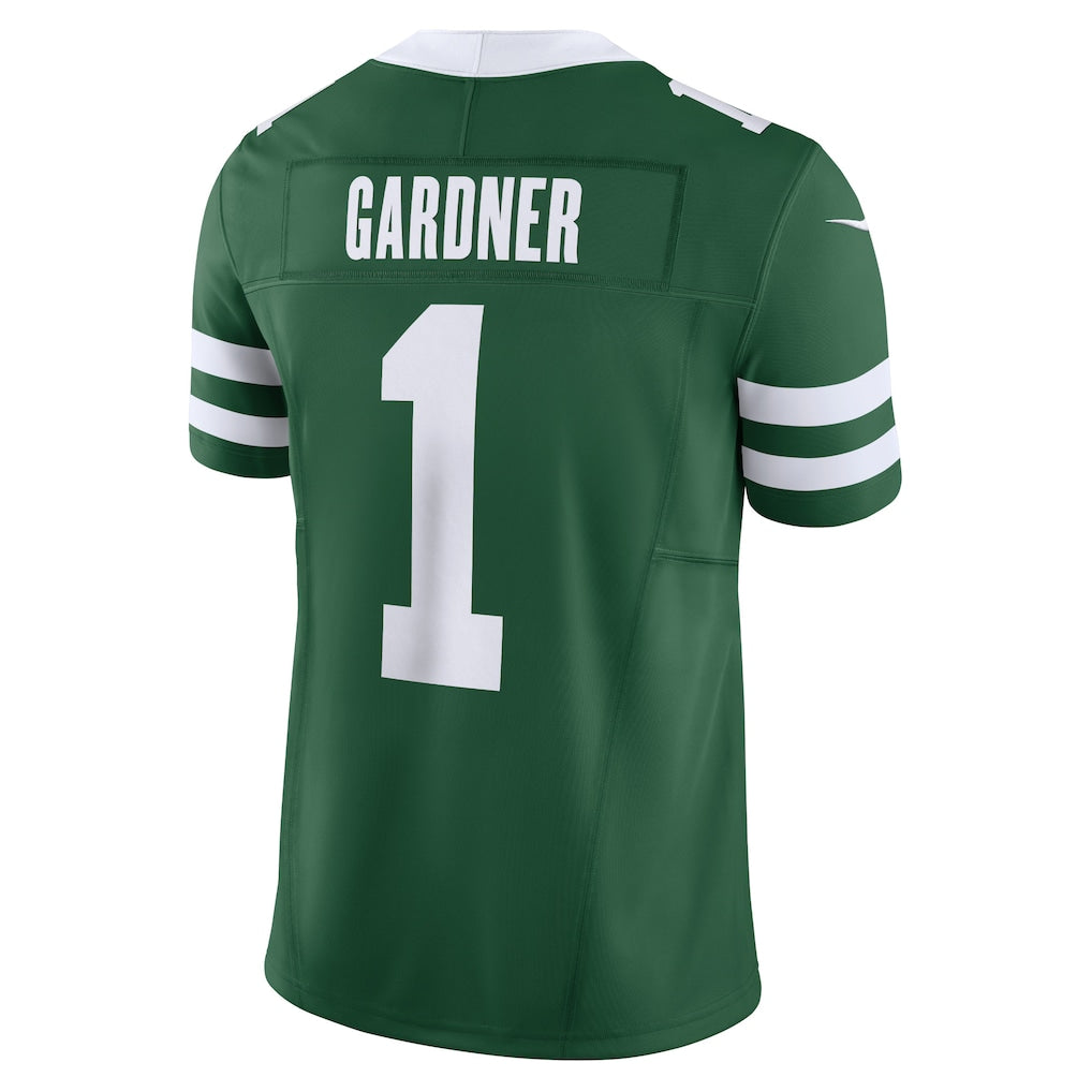 Qdoa NY.Jets #1 Ahmad Sauce Gardner Legacy Green Vapor F.U.S.E. Limited Jersey