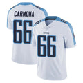 T.Titans #66 Fernando Carmona Jr. Player White Limited Vapor Untouchable Home Game Qdoa Stitched Jerseys