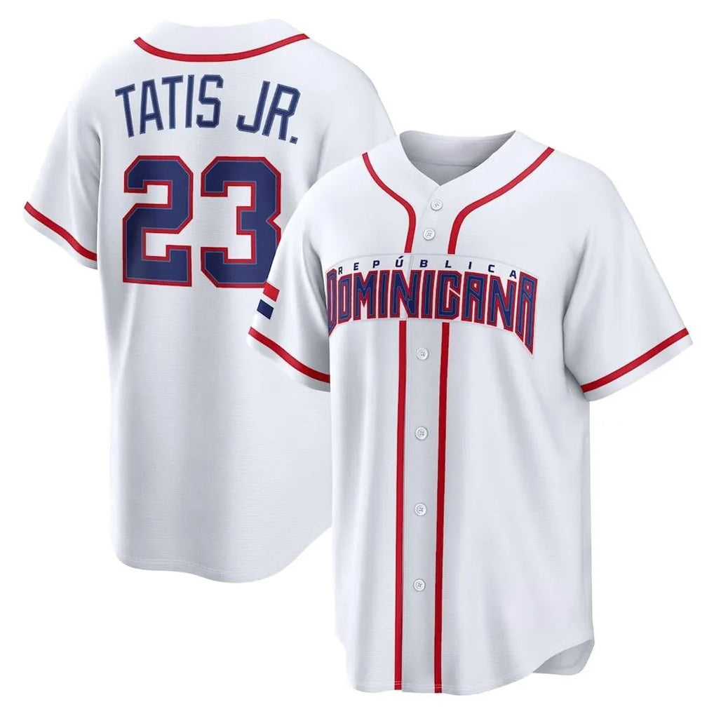 S.Diego Padres #23 Fernando Tatis Jr Player White 2026 World Classic Home Limited Qdoa Stitched Jerseys