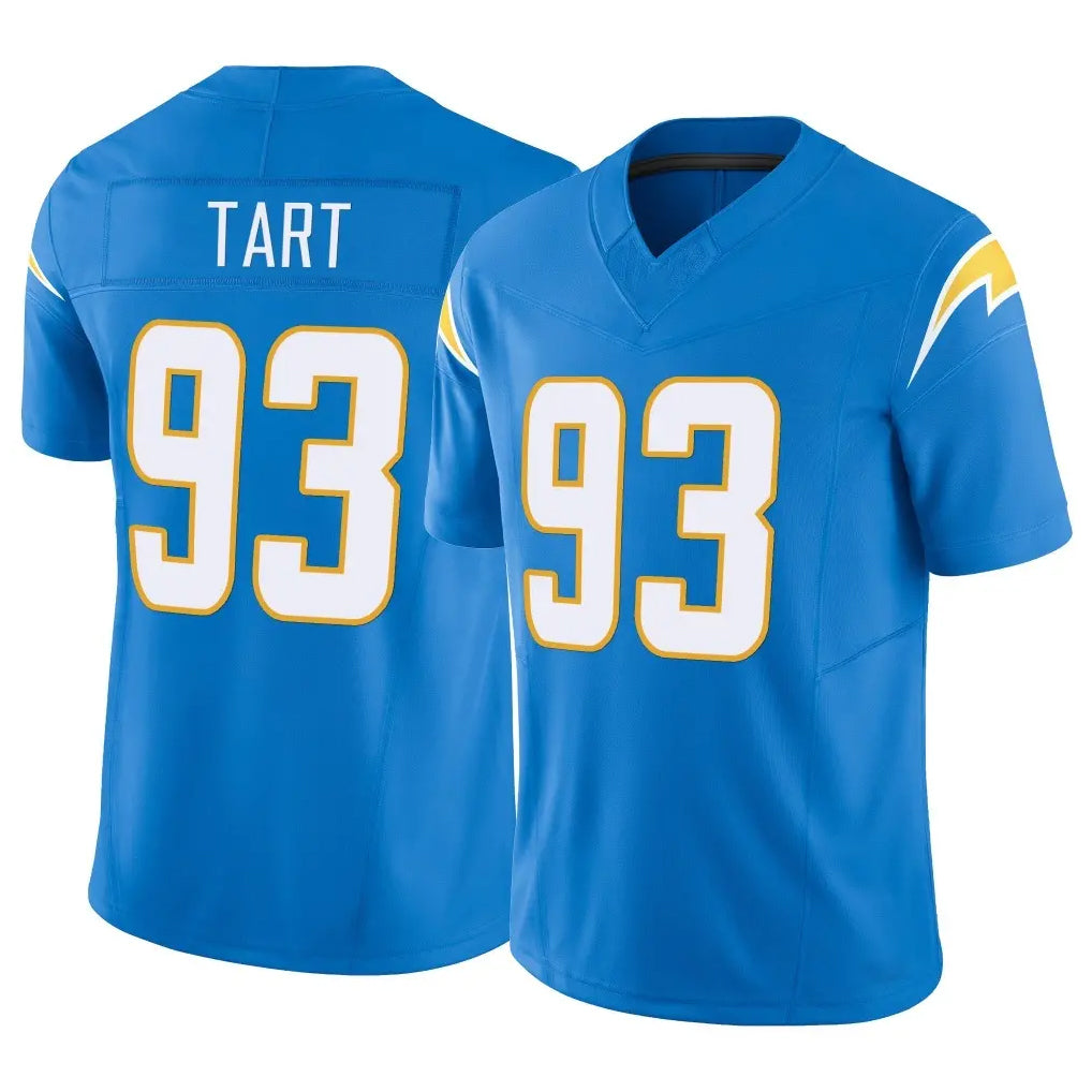 LA.Chargers #93 Teair Tart Player Blue Limited Vapor F.U.S.E. Home Game Qdoa Stitched Jerseys