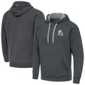 C.Browns ## Browns Blank Player Gray Brushed Carbon Pullover Hoodie Limited Qdoa Stitched Jerseys