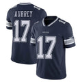 D.Cowboys #17 Brandon Aubrey Player Navy Vapor Untouchable Limited Home Game Qdoa Stitched Jerseys