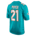 Qdoa M.Dolphins #21 Jordan Poyer Aqua Game Jersey
