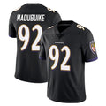 B.Ravens #92 Nnamdi Madubuike Player Black Vapor Untouchable Limited Home Game Qdoa Stitched Jerseys