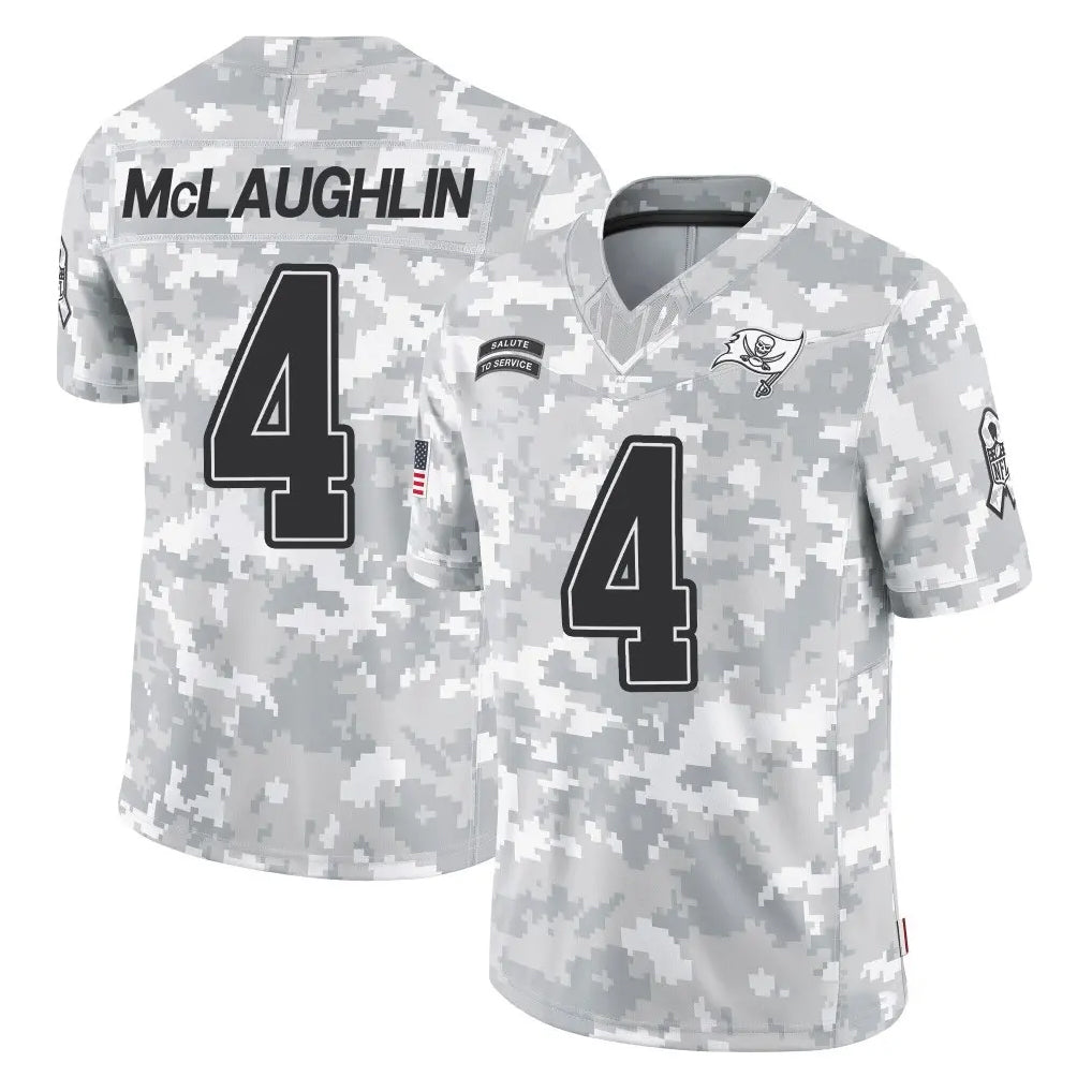 TB.Buccaneers #4 Chase McLaughlin Player Arctic Camo Limited Salute To Service Home Game Qdoa Stitched Jerseys