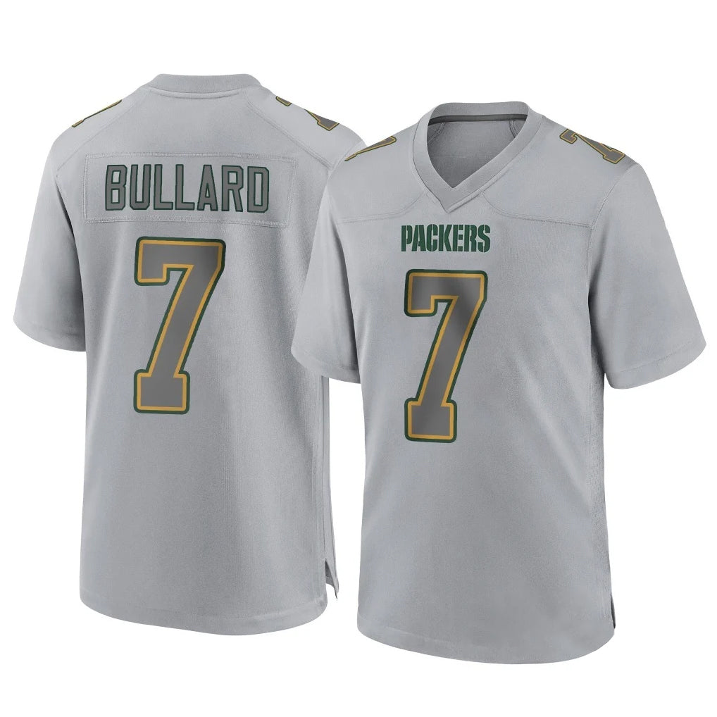 GB.Packers #7 Javon Bullard Player Gray Atmosphere Fashion Home Game Qdoa Stitched Jerseys