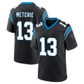 C.Panthers #13 John Metchie III Player Black Limited Home Game Qdoa Stitched Jerseys