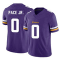 M.Vikings #0 Ivan Pace Jr. Player Purple Limited Vapor F.U.S.E. Home Game Qdoa Stitched Jerseys