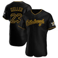 P.Pirates #23 Mitch Keller Player Black Home Limited Game Qdoa Stitched Jerseys