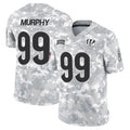 C.Bengals #99 Myles Murphy Player Arctic Camo Salute to Service Limited Qdoa Stitched Jerseys